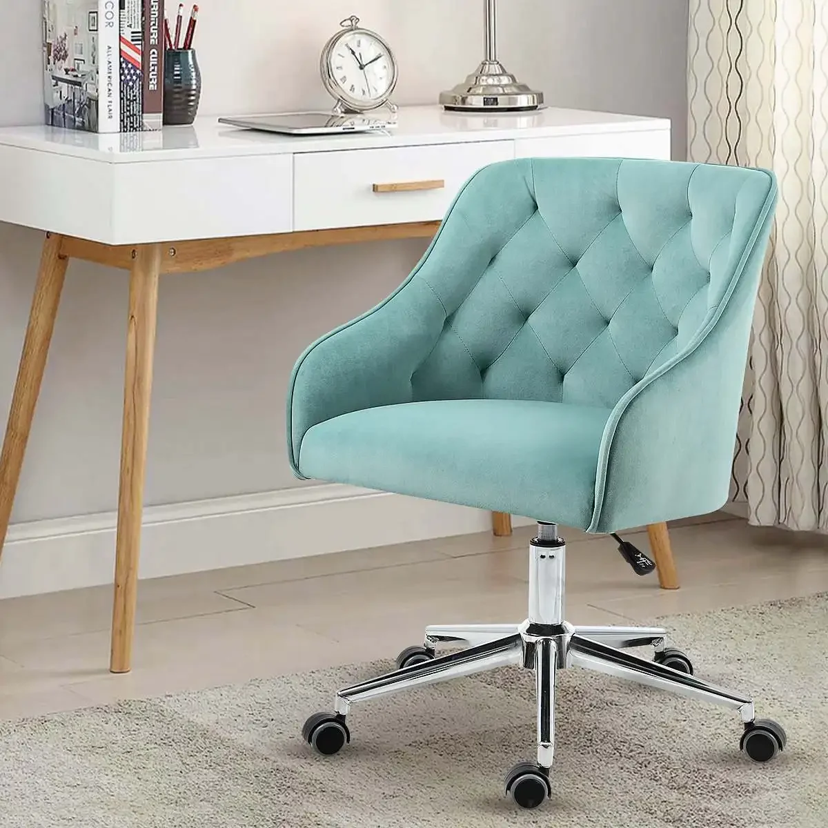 Task Chair Mid Back - Sedia da Ufficio in Velluto da
