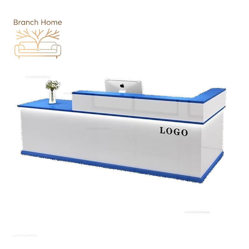 Office Furniture Usa - Bancone Reception di Lusso con Spazio