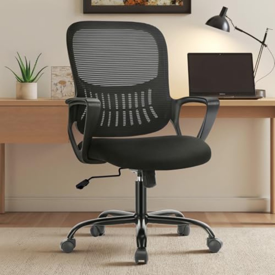 Task Chair Mid Back - Sedia da Ufficio Ergonomica, con Schienale