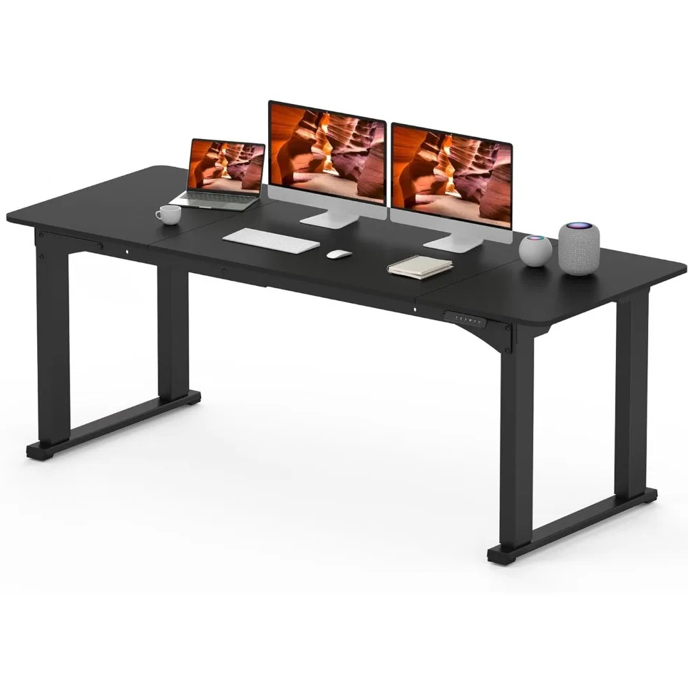 Office Furniture Usa - Scrivania Regolabile Elettricamente con 4 Gambe,