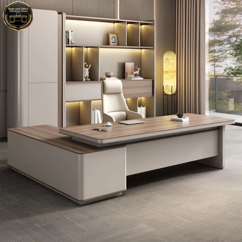 Office Furniture Custom - Scrivania Direzionale Moderna Personalizzata 2,4M Convertibile
