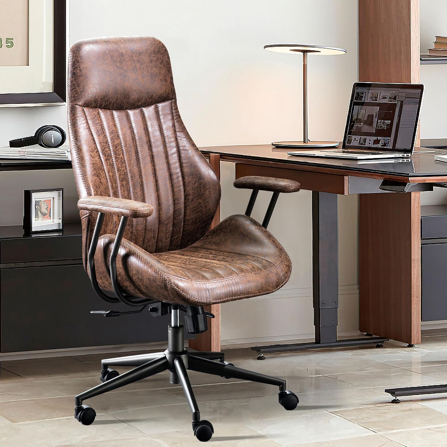 Task Chair Mid Back - Sedia da Ufficio Ergonomica Mid-Century Modern