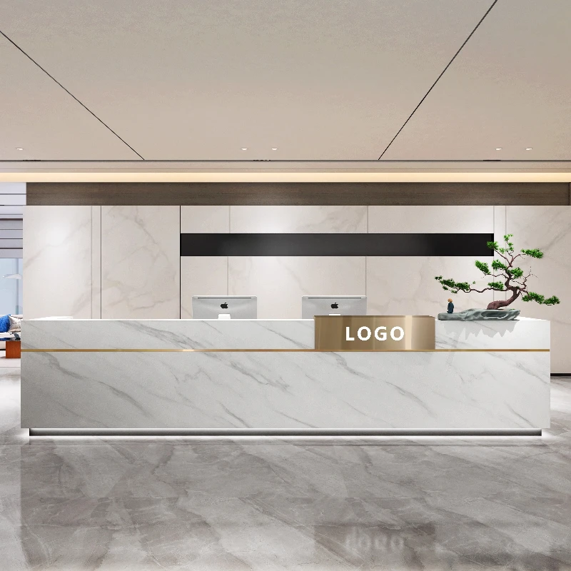 Office Furniture Usa - Per bancone reception in stile lusso