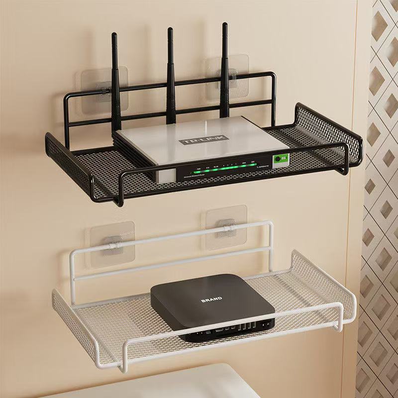 Wall Organizer Pocket - Mensola per Router in Acciaio Inox