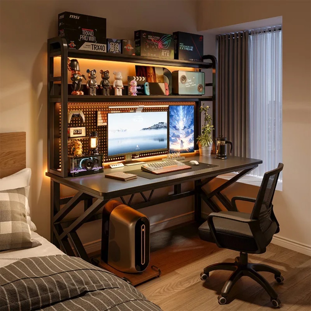 Gaming Desk With Hutch - Scrivania da Gaming con Libreria e
