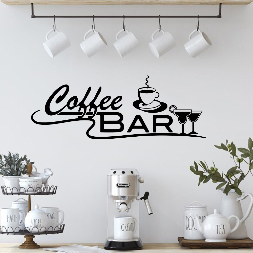 Office Furniture Usa - Coffee Bar Negozio Finestra Adesivo da