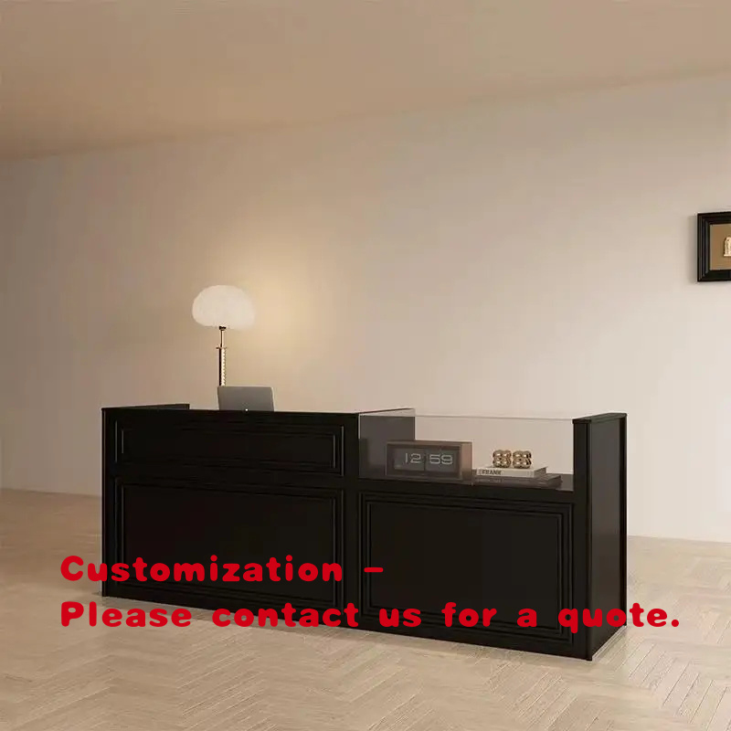 Office Furniture Custom - Bancone reception moderno personalizzato per ufficio,