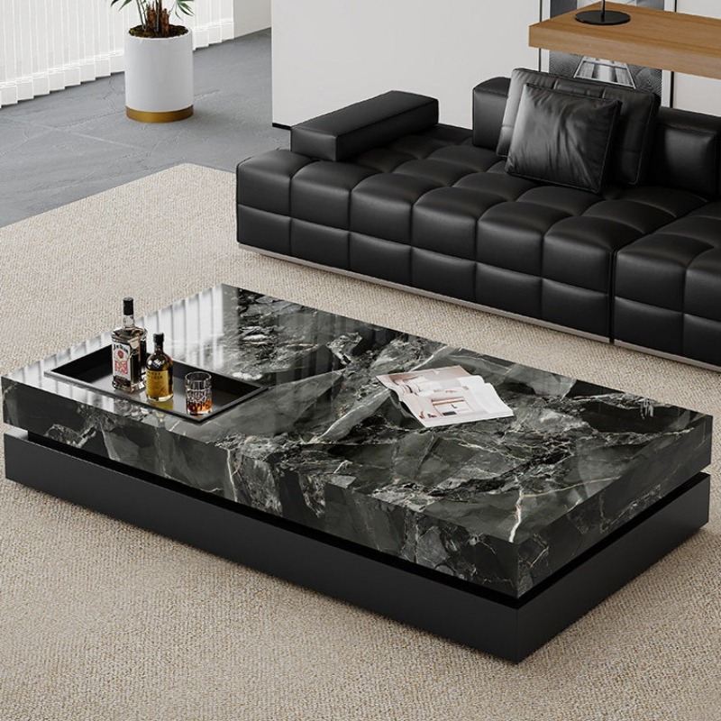 Tavolo da Tè in Marmo Nero su  - Office Furniture Custom recensione e prezzo