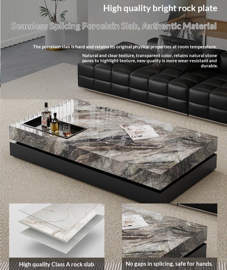 Tavolo da Tè in Marmo Nero su  - Office Furniture Custom recensione e prezzo