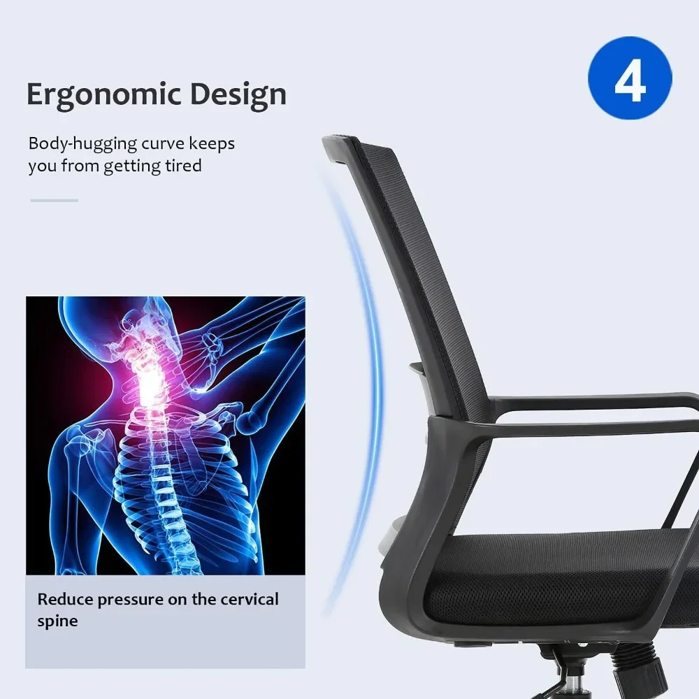 Sedia da ufficio ergonomica, s - Task Chair Mid Back recensione e prezzo