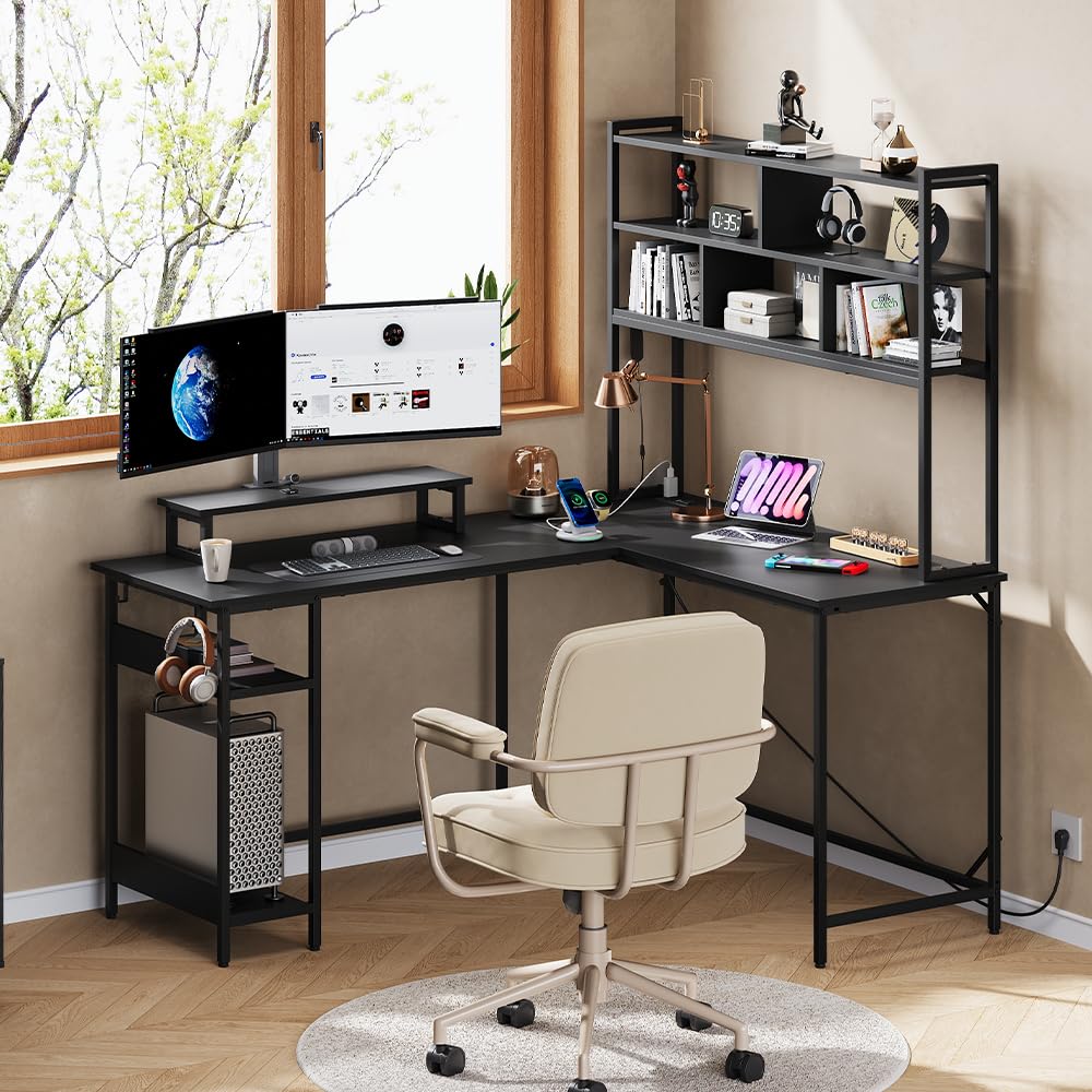 Scrivania da gioco a forma di  - Gaming Desk With Hutch recensione e prezzo