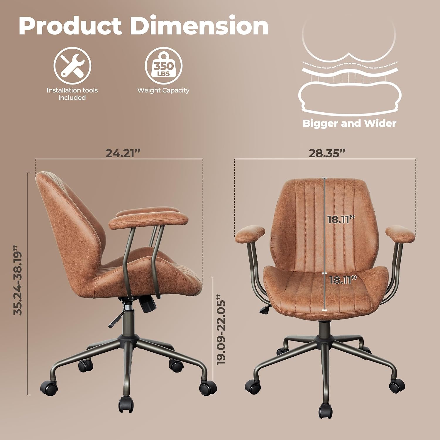 Sedia da Ufficio Ergonomica co - Task Chair Mid Back recensione e prezzo
