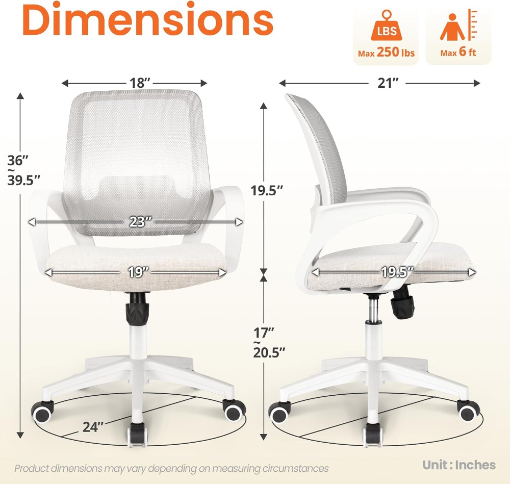 Sedia da Ufficio Ergonomica co - Task Chair Mid Back recensione e prezzo