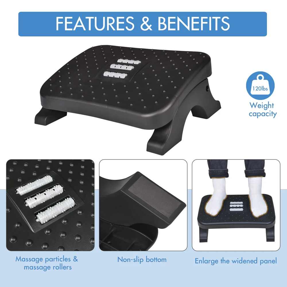 Poggiapiedi ergonomico sotto l - Office Furniture Suppliers recensione e prezzo