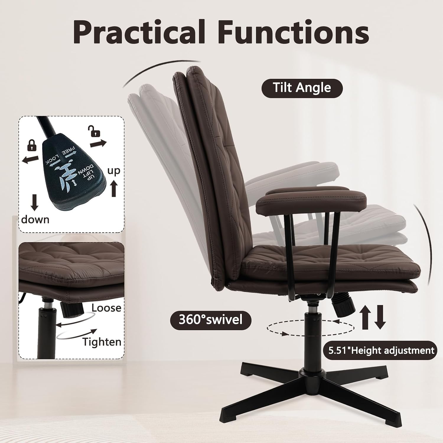 Sedia da Ufficio in Pelle Marr - Task Chair Mid Back recensione e prezzo