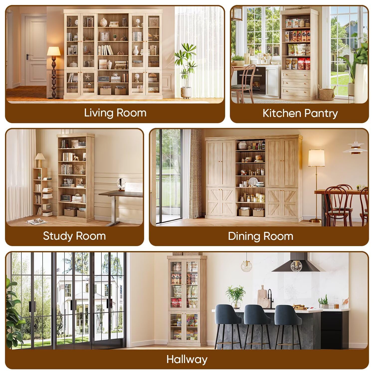Libreria Marrone da 70,8 Polli - Office Furniture Custom recensione e prezzo