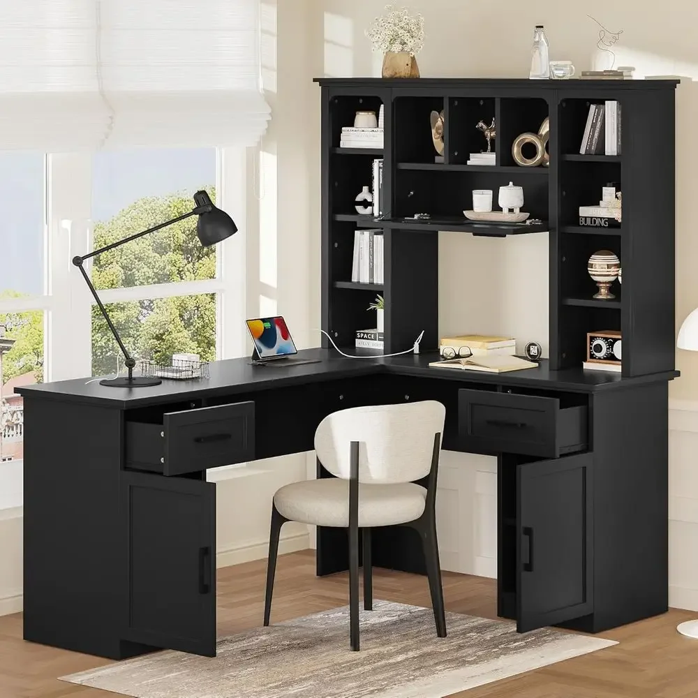 Scrivania da Ufficio a L con S - Gaming Desk With Hutch recensione e prezzo