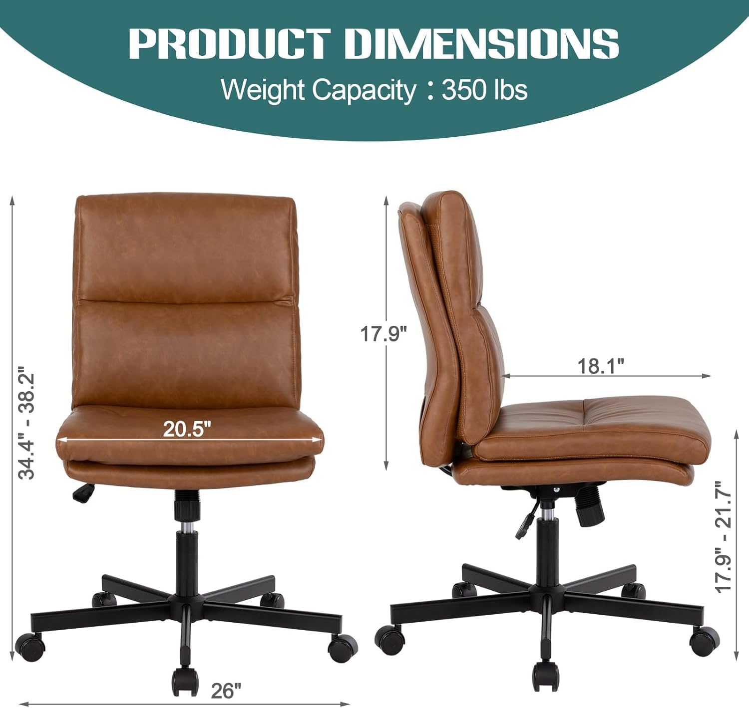Sedia da scrivania senza bracc - Task Chair Mid Back recensione e prezzo