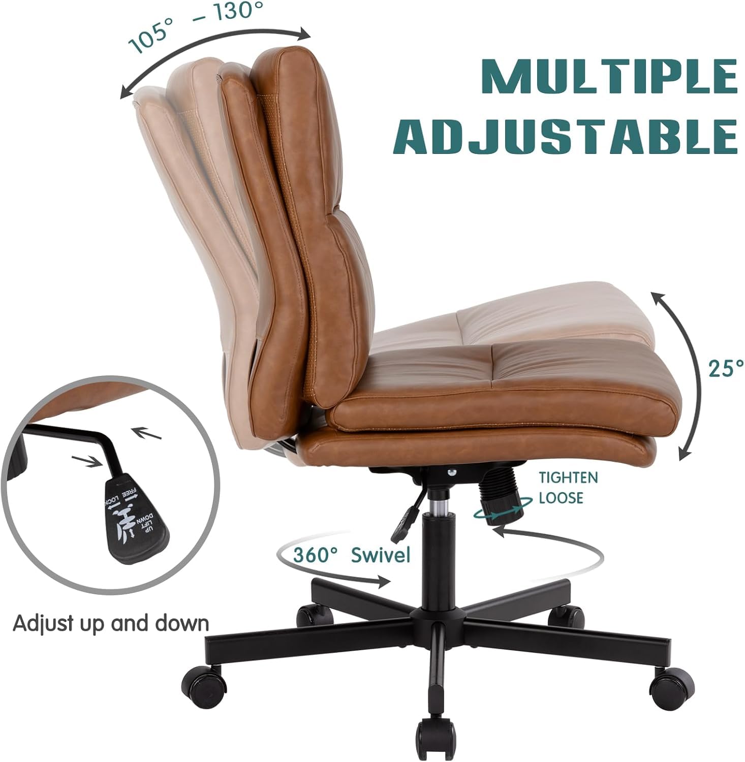 Sedia da scrivania senza bracc - Task Chair Mid Back recensione e prezzo