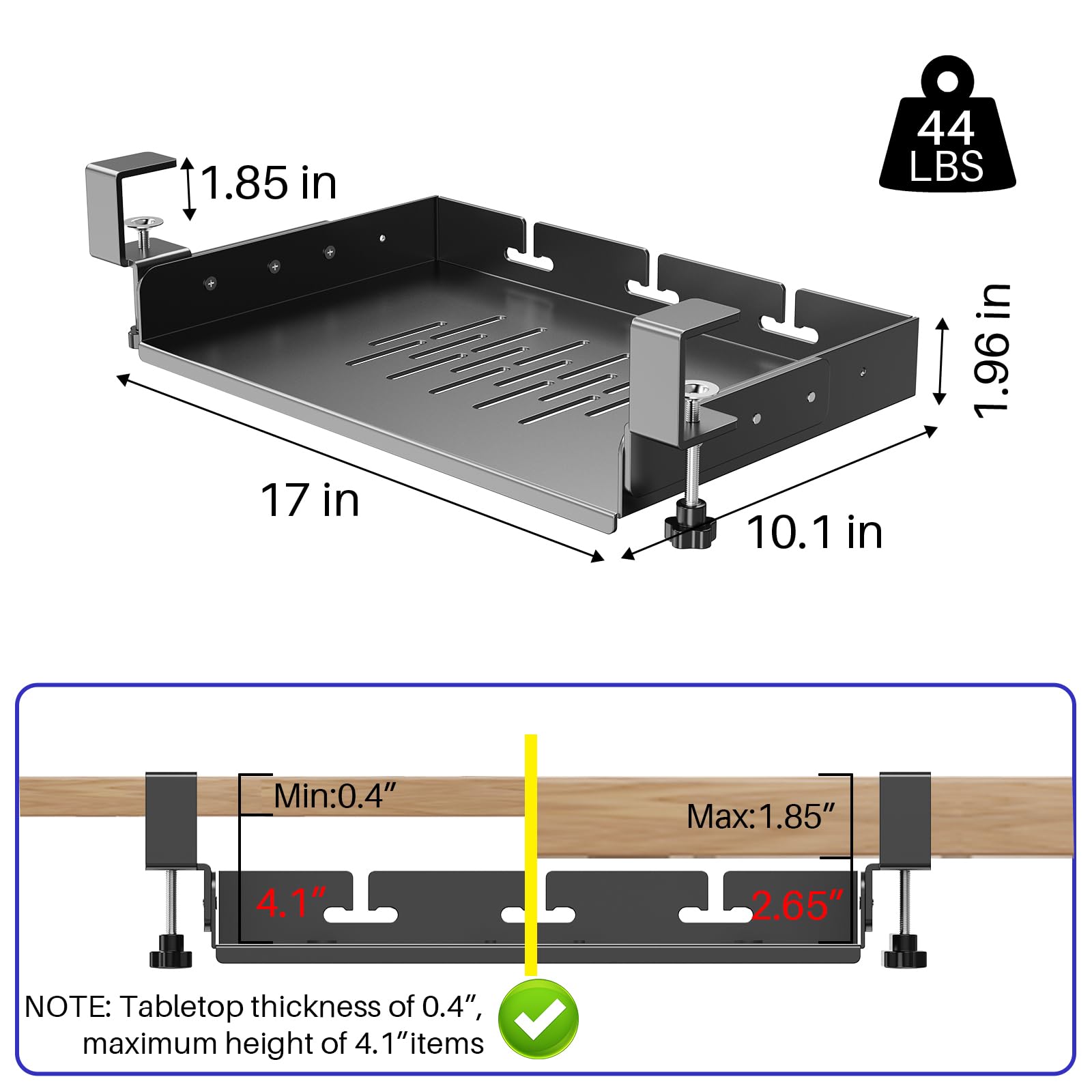 Supporto per Laptop Sotto Scri - Gaming Desk With Hutch recensione e prezzo