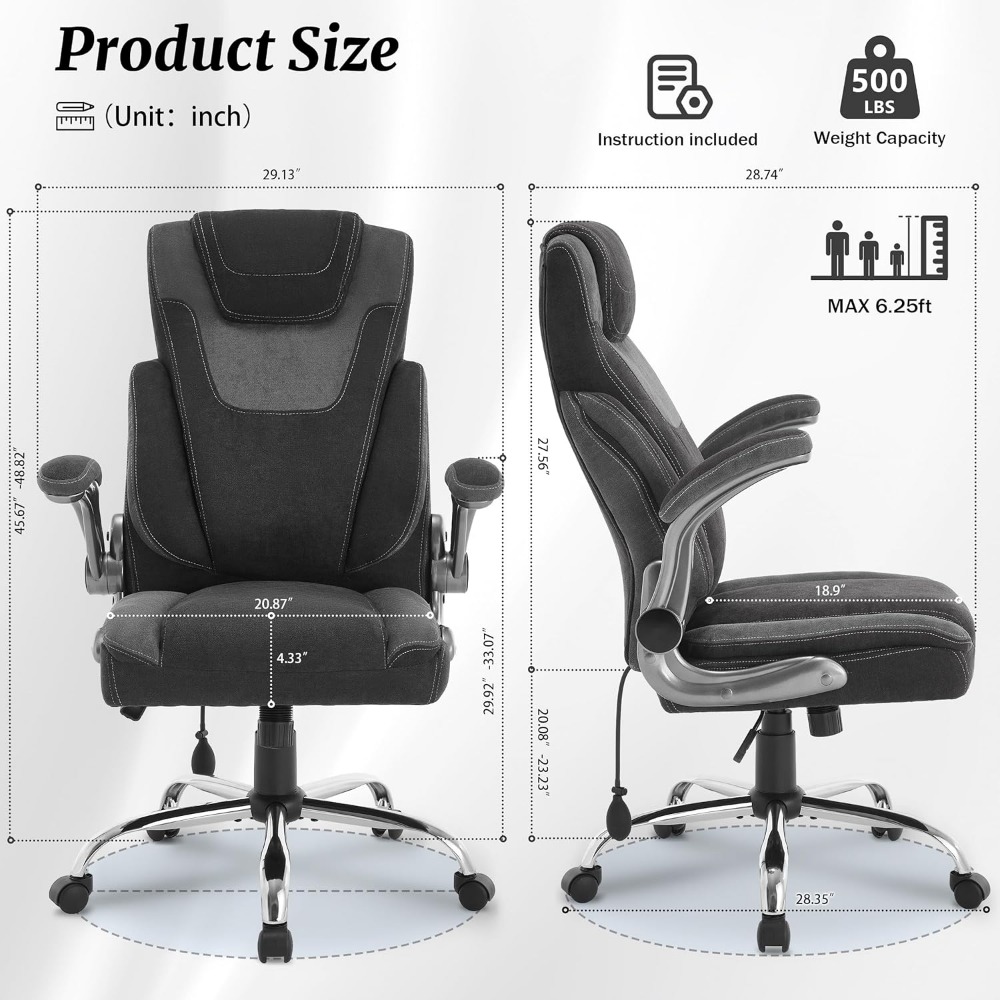 Sedia da ufficio grande e alta - Office X Furniture recensione e prezzo