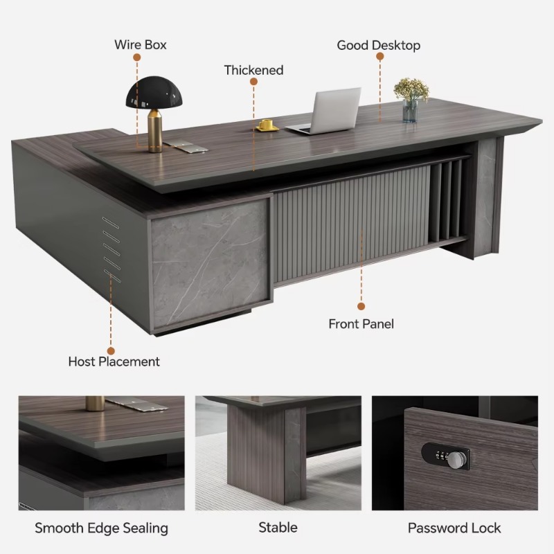 Scrivania Direzionale a L Pers - Office Furniture Custom recensione e prezzo