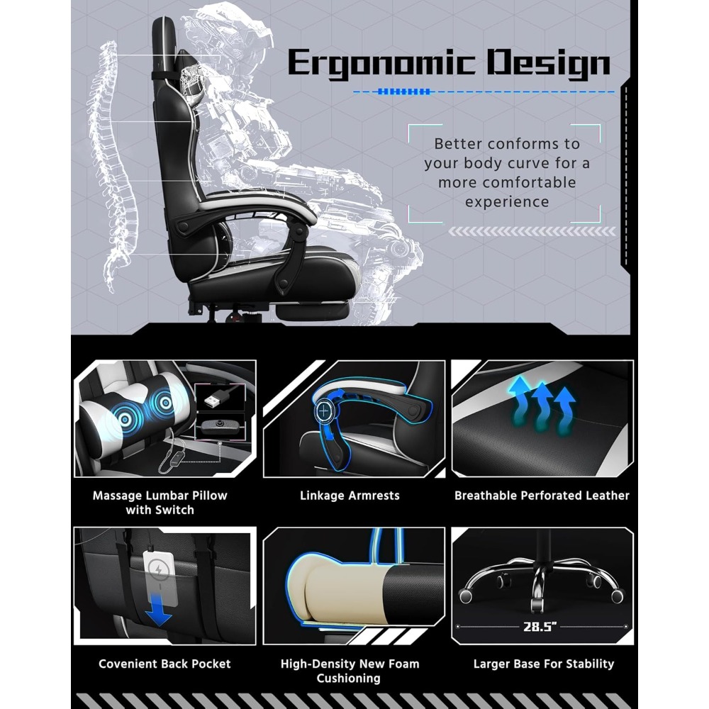Sedia da gioco ergonomica pers - Office X Furniture recensione e prezzo