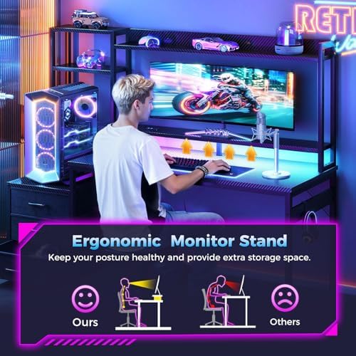 Scrivania da Gaming da 48 Poll - Gaming Desk With Hutch recensione e prezzo